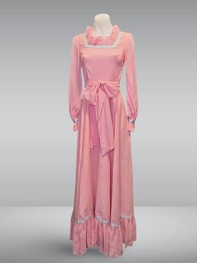 Vintage Couriers California Pink Maxi Sz 5/6 (CHECK MEASUREMENTS) Cottagecore